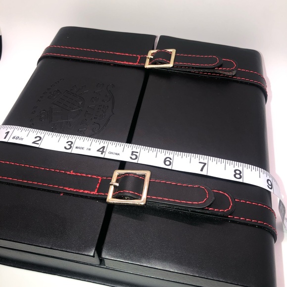 Flor De Tabascos Partagas Travel Humidor Leather And Cedar 9” X 9” - Picture 9 of 10